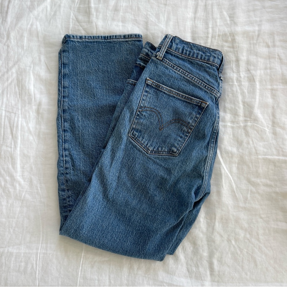 Levi’s Ribcage Straight Ankle Jeans - Blue